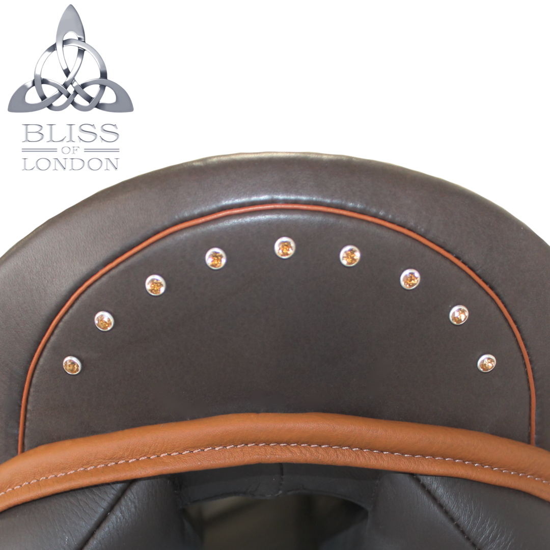 cocoa and cognac swarovski foxhunter cantle