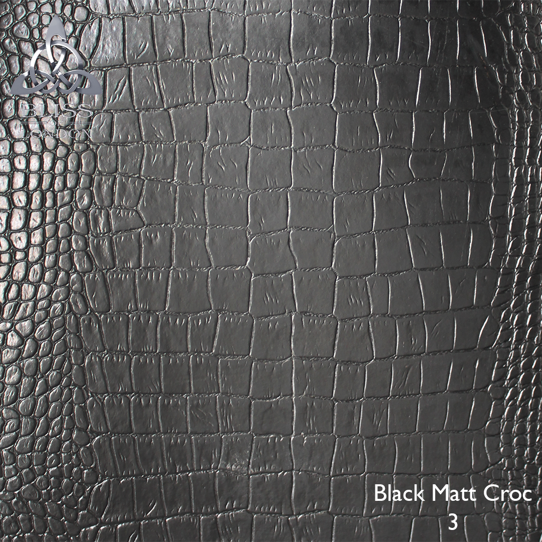Black matt croc 10